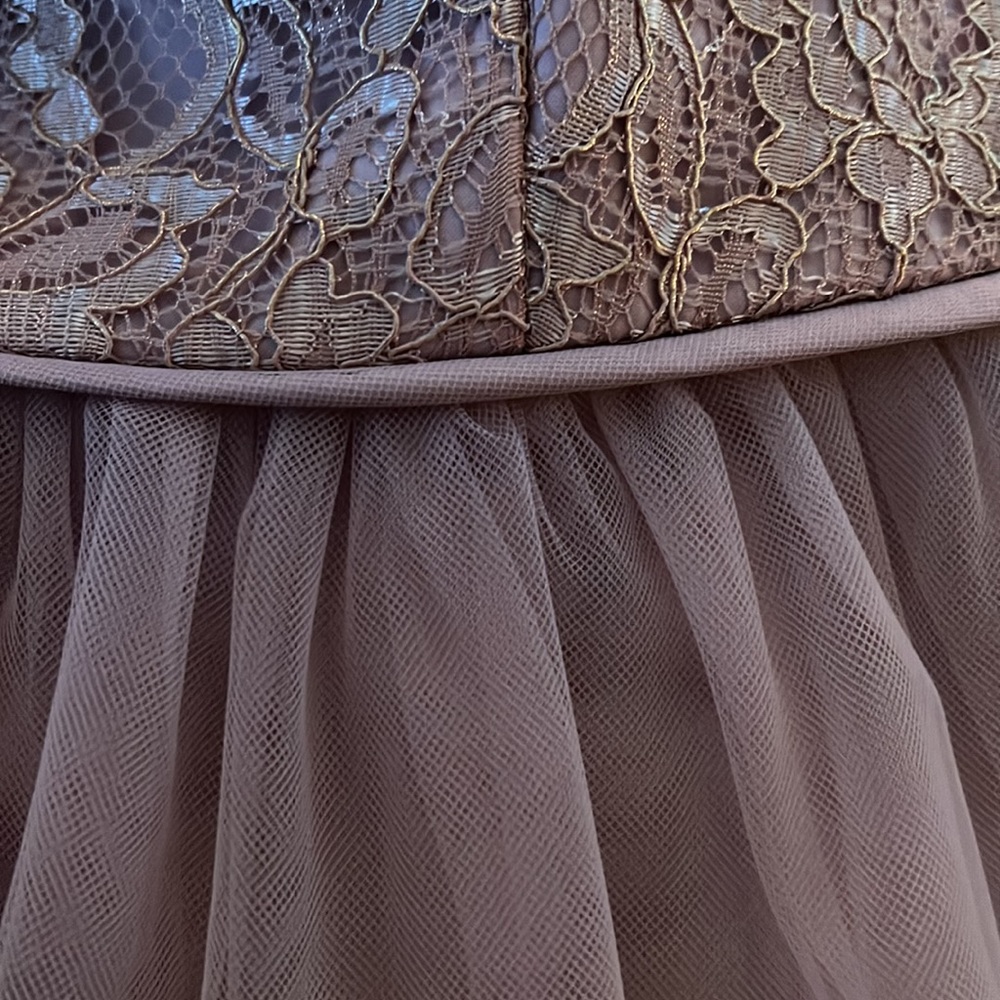 David’s Bridal Tulle Short Bridesmaid Dress - Picture 5 of 5